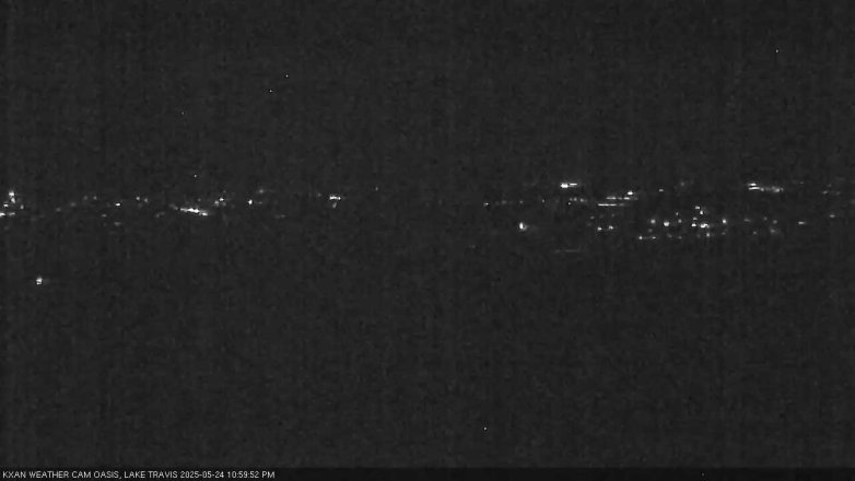 Lake Travis webcam, May 24, 2025 11:00 PM CT