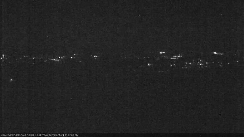 Lake Travis webcam, May 24, 2025 11:25 PM CT