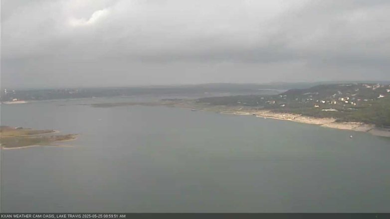 Lake Travis webcam, May 25, 2025 9:00 AM CT