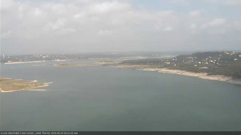 Lake Travis webcam, May 25, 2025 9:25 AM CT