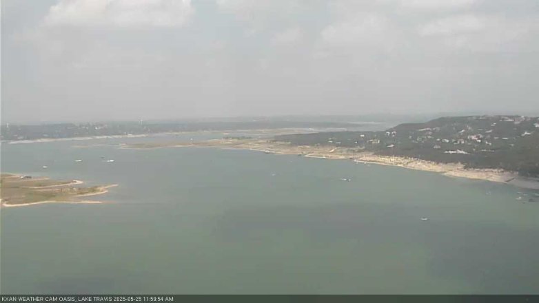 Lake Travis webcam, May 25, 2025 12:00 PM CT