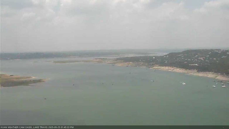 Lake Travis webcam, May 25, 2025 1:45 PM CT