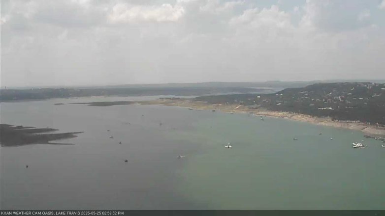 Lake Travis webcam, May 25, 2025 3:00 PM CT