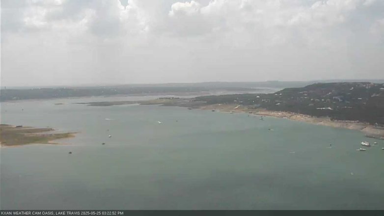 Lake Travis webcam, May 25, 2025 3:25 PM CT