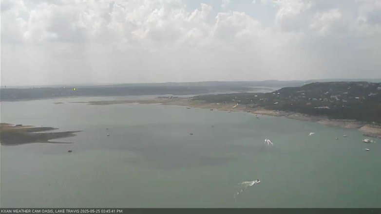 Lake Travis webcam, May 25, 2025 3:45 PM CT
