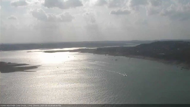 Lake Travis webcam, May 25, 2025 5:45 PM CT