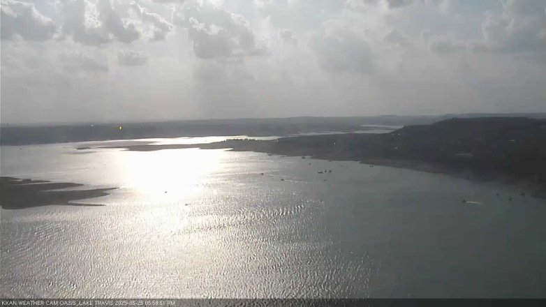 Lake Travis webcam, May 25, 2025 6:00 PM CT