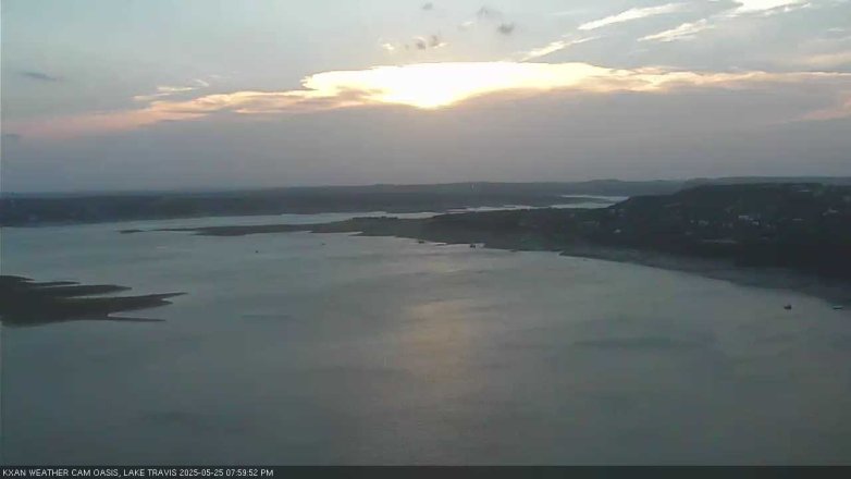 Lake Travis webcam, May 25, 2025 8:00 PM CT