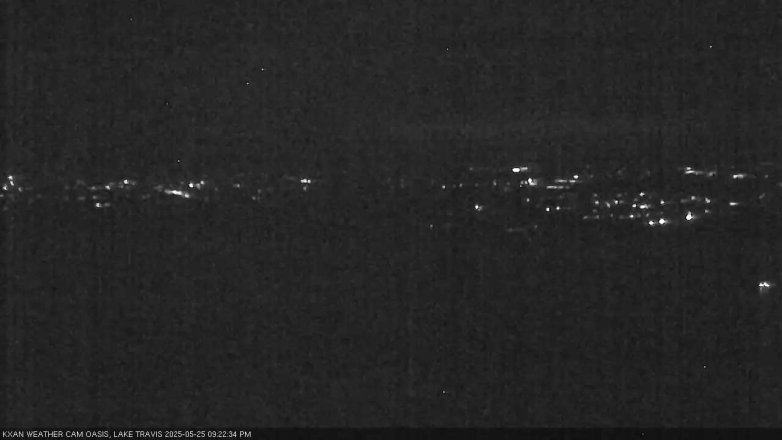 Lake Travis webcam, May 25, 2025 9:25 PM CT