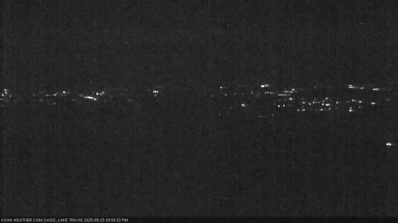Lake Travis webcam, May 25, 2025 10:00 PM CT