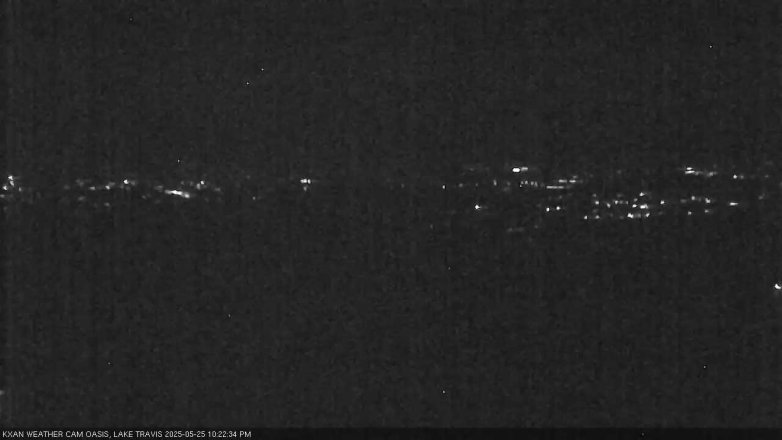 Lake Travis webcam, May 25, 2025 10:25 PM CT