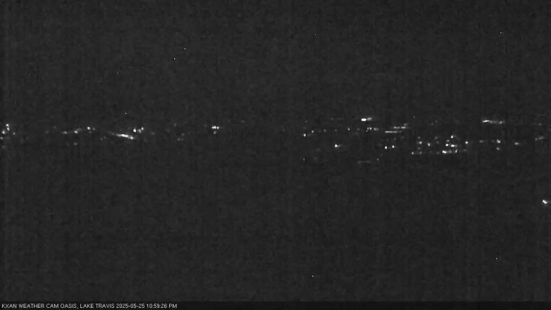Lake Travis webcam, May 25, 2025 11:00 PM CT