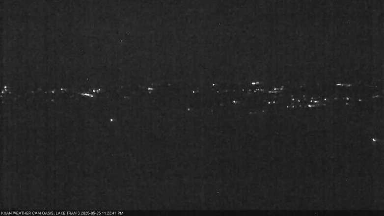 Lake Travis webcam, May 25, 2025 11:25 PM CT