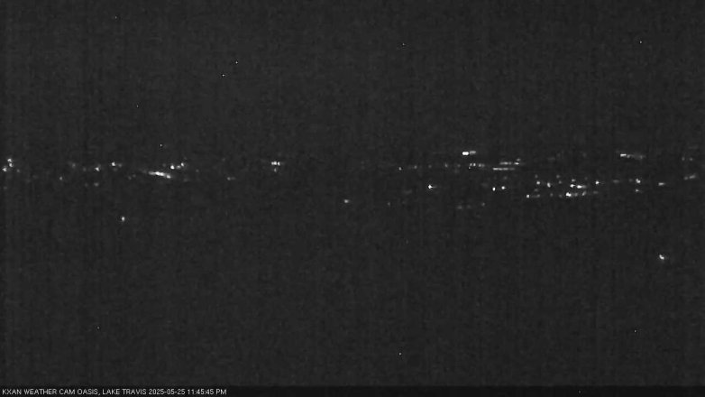 Lake Travis webcam, May 25, 2025 11:45 PM CT