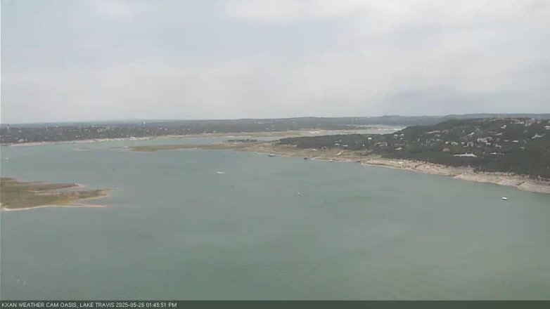 Lake Travis webcam, May 26, 2025 1:45 PM CT