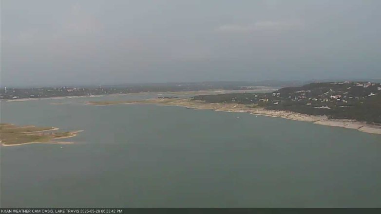 Lake Travis webcam, May 26, 2025 6:25 PM CT