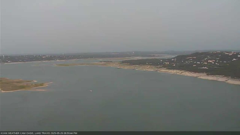 Lake Travis webcam, May 26, 2025 7:00 PM CT