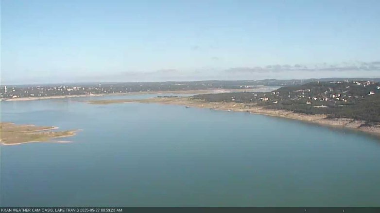 Lake Travis webcam, May 27, 2025 9:00 AM CT
