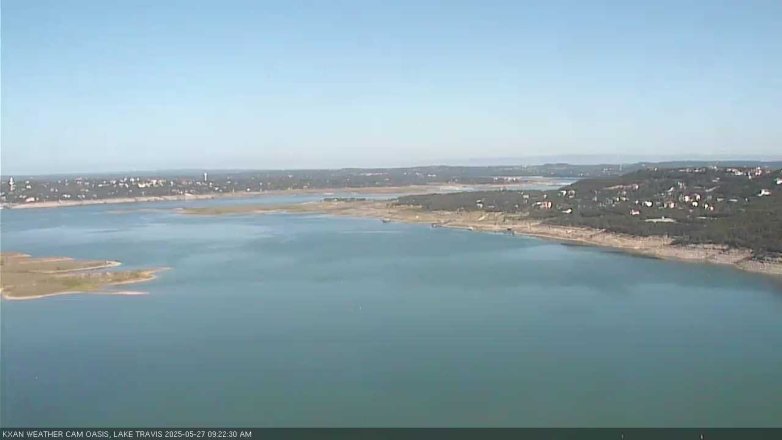 Lake Travis webcam, May 27, 2025 9:25 AM CT