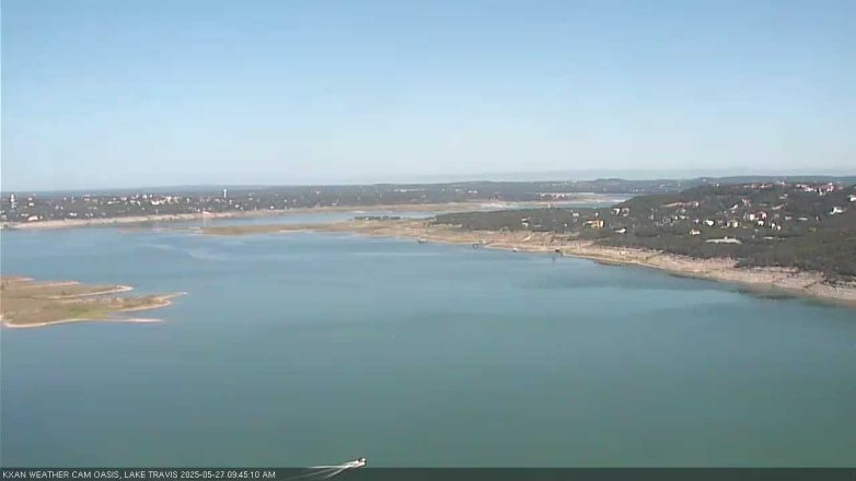Lake Travis webcam, May 27, 2025 9:45 AM CT