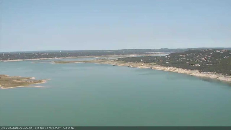 Lake Travis webcam, May 27, 2025 12:45 PM CT