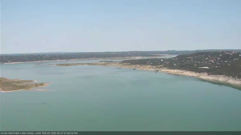 Lake Travis webcam, May 27, 2025 1:45 PM CT