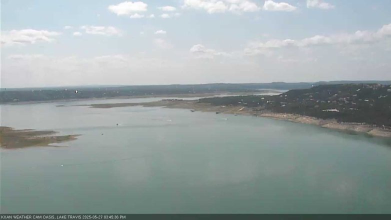 Lake Travis webcam, May 27, 2025 3:45 PM CT