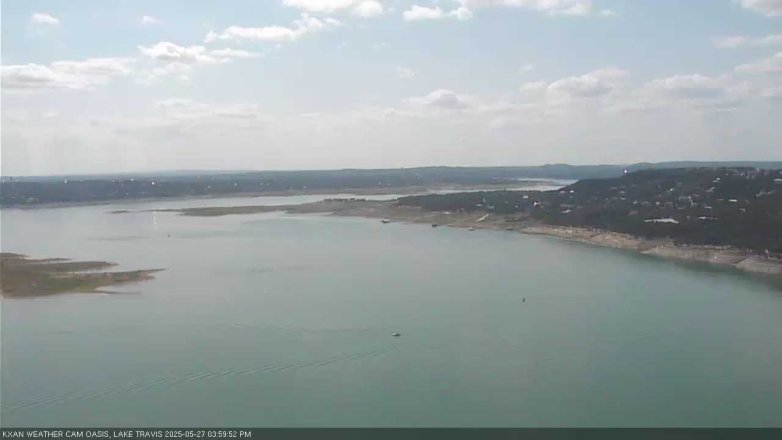 Lake Travis webcam, May 27, 2025 4:00 PM CT