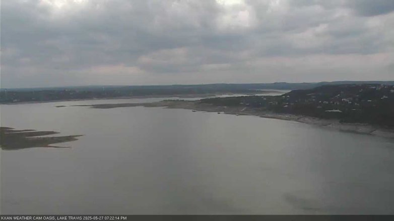 Lake Travis webcam, May 27, 2025 7:25 PM CT