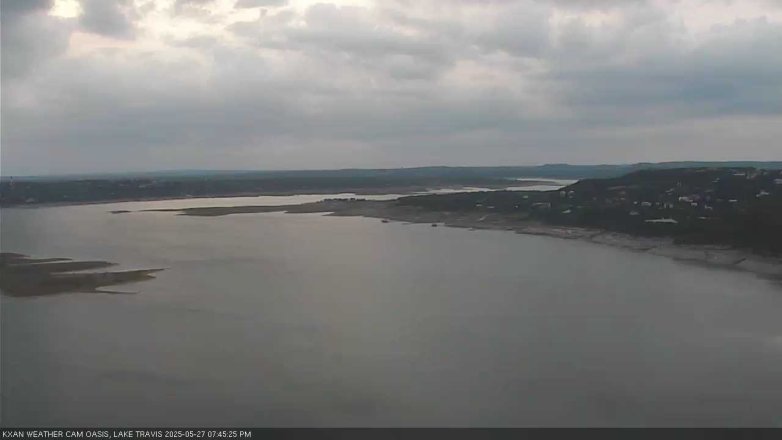 Lake Travis webcam, May 27, 2025 7:45 PM CT