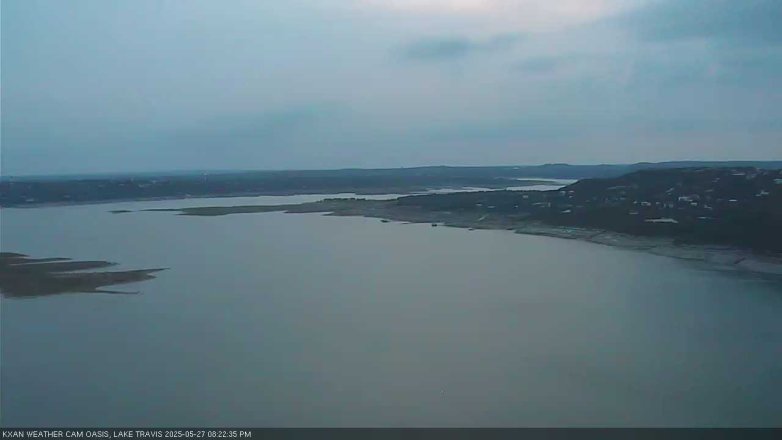 Lake Travis webcam, May 27, 2025 8:25 PM CT