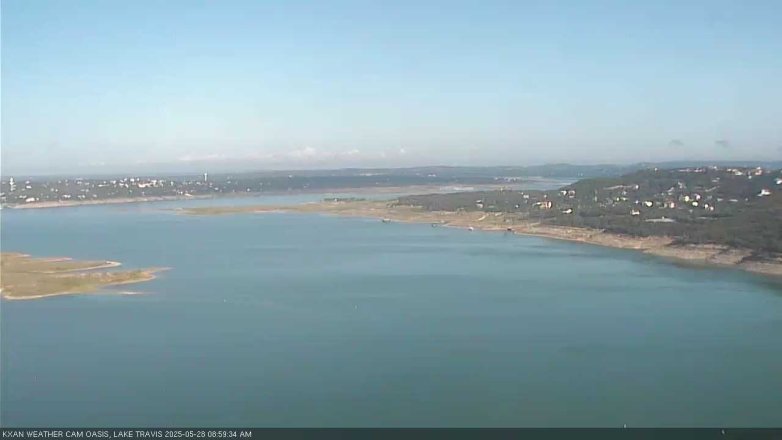 Lake Travis webcam, May 28, 2025 9:00 AM CT