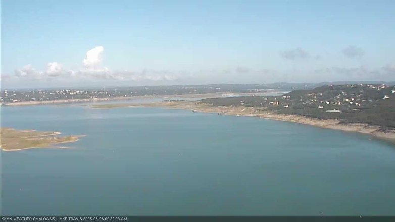 Lake Travis webcam, May 28, 2025 9:25 AM CT