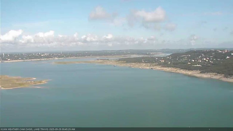 Lake Travis webcam, May 28, 2025 9:45 AM CT