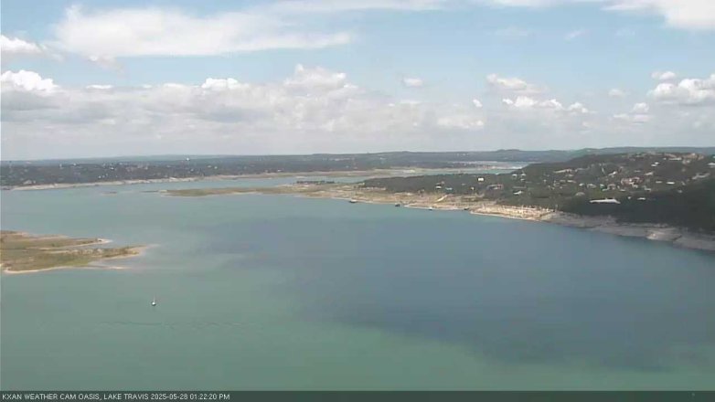 Lake Travis webcam, May 28, 2025 1:25 PM CT