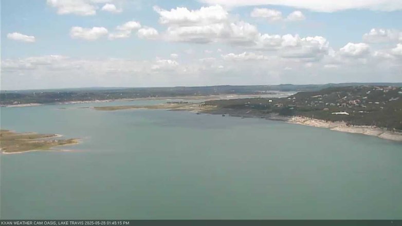 Lake Travis webcam, May 28, 2025 1:45 PM CT