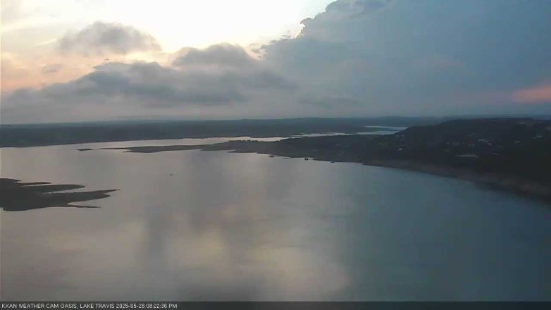 Lake Travis webcam, May 28, 2025 8:25 PM CT