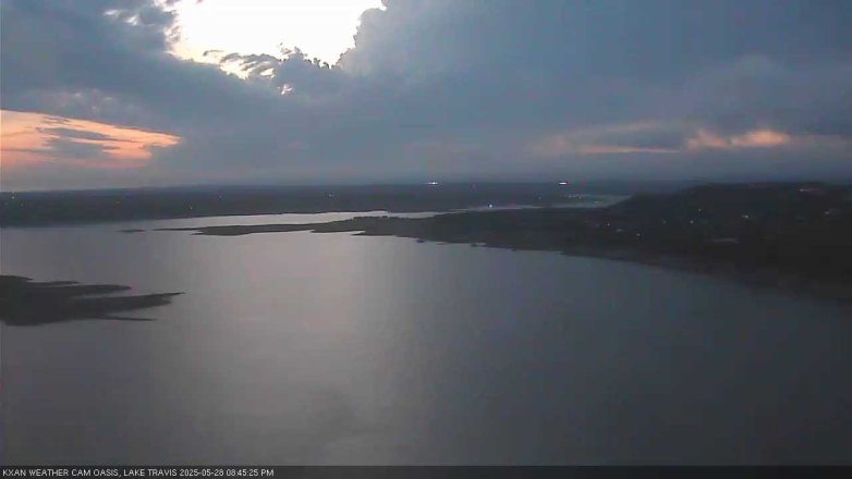 Lake Travis webcam, May 28, 2025 8:45 PM CT