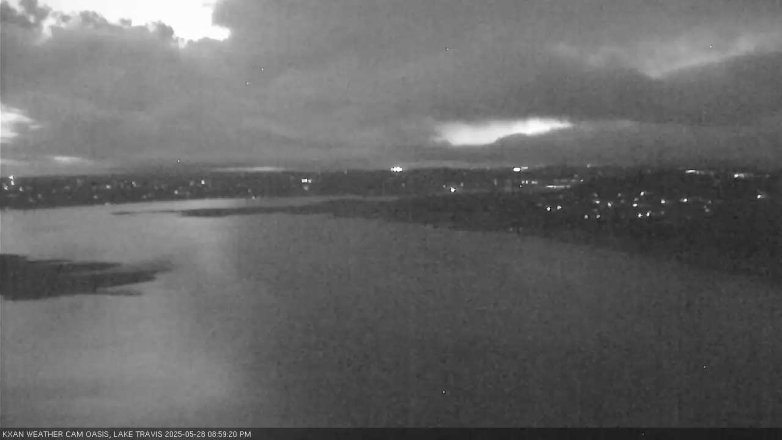 Lake Travis webcam, May 28, 2025 9:00 PM CT