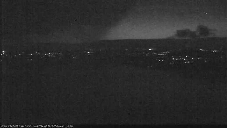 Lake Travis webcam, May 28, 2025 9:25 PM CT