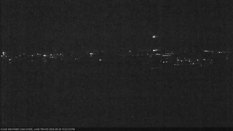 Lake Travis webcam, May 28, 2025 10:25 PM CT