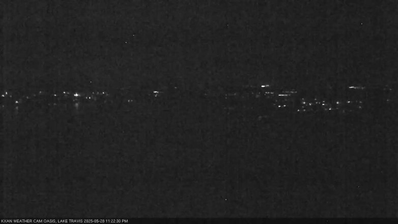 Lake Travis webcam, May 28, 2025 11:25 PM CT