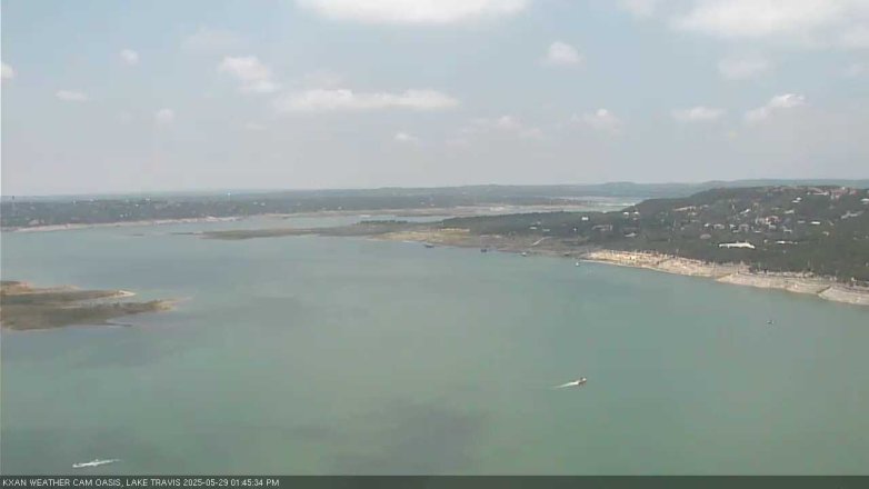 Lake Travis webcam, May 29, 2025 1:45 PM CT