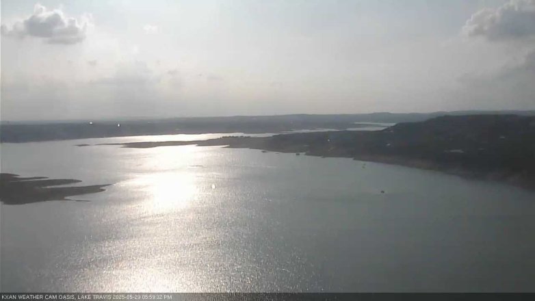 Lake Travis webcam, May 29, 2025 6:00 PM CT