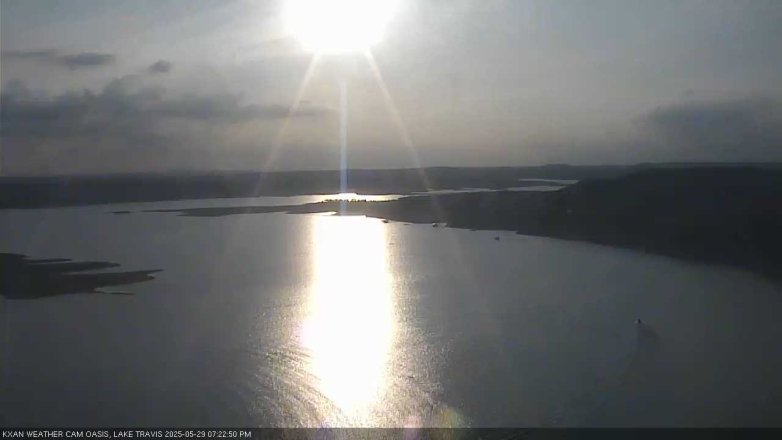 Lake Travis webcam, May 29, 2025 7:25 PM CT