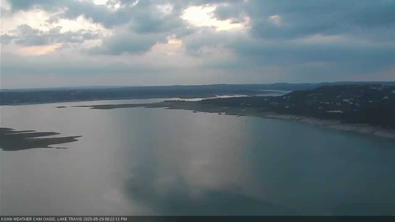 Lake Travis webcam, May 29, 2025 8:25 PM CT