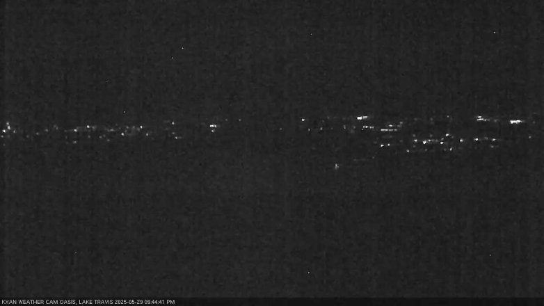 Lake Travis webcam, May 29, 2025 9:45 PM CT