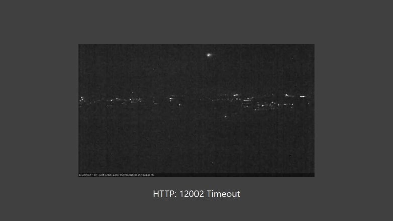 Lake Travis webcam, May 29, 2025 10:45 PM CT