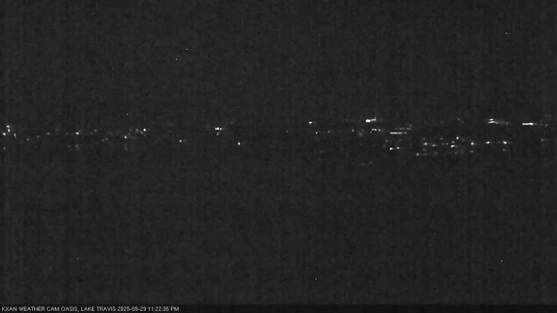 Lake Travis webcam, May 29, 2025 11:25 PM CT