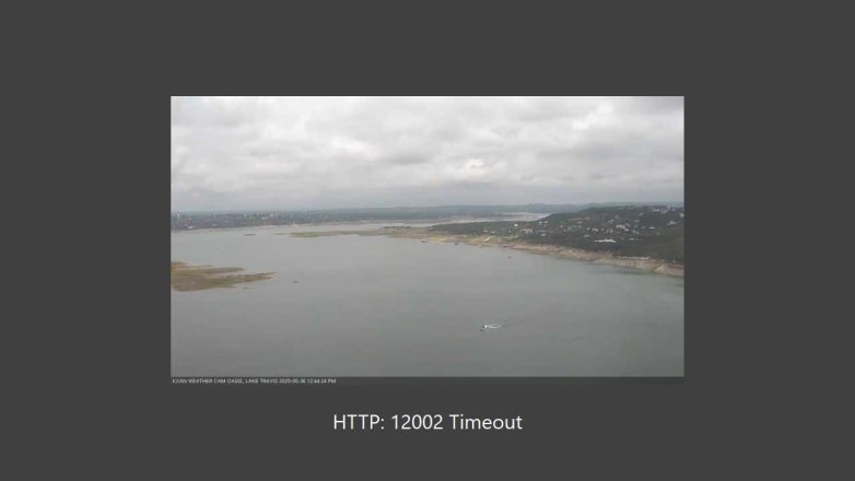 Lake Travis webcam, May 30, 2025 12:45 PM CT